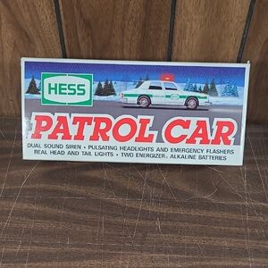 Hess Patrol Car Toy - White